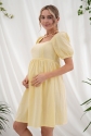 Платье для беременных и кормящих Brittany Желтый Yula Mama 4