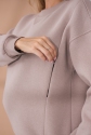 Теплий костюм для вагітних та годуючих Urban Пудрово-бежевий Yula Mama 7