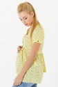 Блуза для вагітних, майбутніх мам Жовта 0