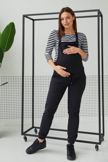 Комбінезон для вагітних Wels чорний Lullababe