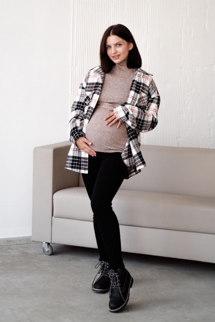 Джемпер для беременных, будущих мам Мокко