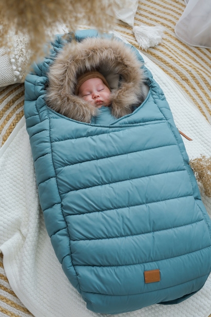Зимний конверт-кокон Nikola Морской MagBaby
