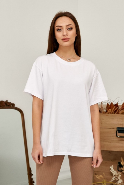 Хлопковая футболка для беременных и кормящих Ankara Белый Lullababe