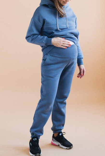 Спортивные штаны для беременных Джинс (утепленные)