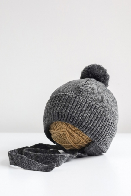 Шапка Bon Темно-серая MagBaby
