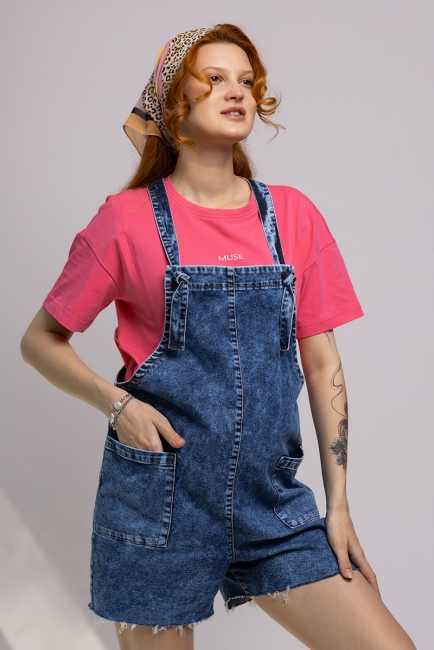 Комбінезон для вагітних Lola Синій Yula Mama