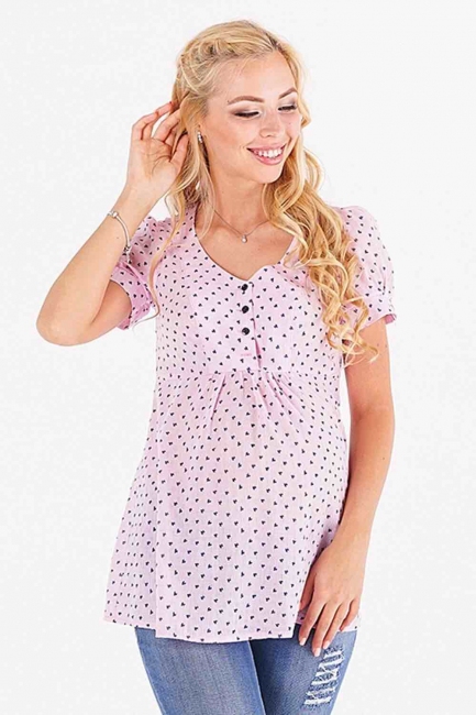 Блуза для беременных, будущих мам Розовая 131717215