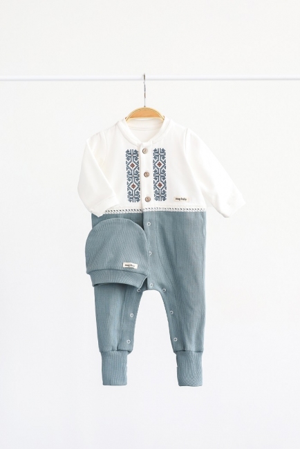 Чоловічок з шапочкою Michel Сизий MagBaby