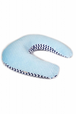 Подушка для беременных Twins Minky голубой 53 х 60 см