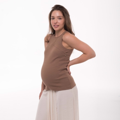 Майка для беременных и кормящих - Орех Love&Carry