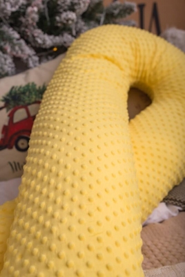 Подушка для беременных подкова из плюша