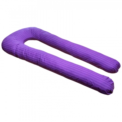 Большая U-образная подушка Фиолетовая