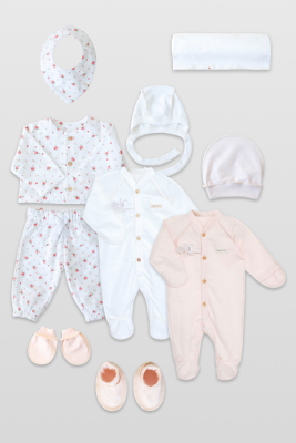 Утепленный набор для новорожденного Beris Цветы MagBaby