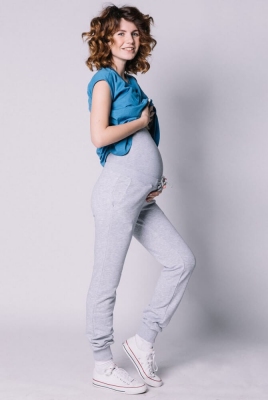 Спортивные штаны для беременных Меланж