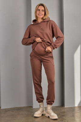 Спортивные брюки для беременных и кормящих Berit Кофе Yula Mama