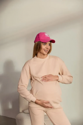 Світшот для вагітних та годуючих Berlin бежевий Lullababe