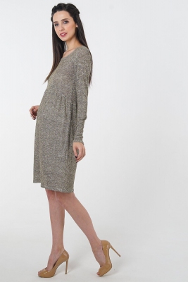 Платье для беременных, будущих мам Коричневое 4047024