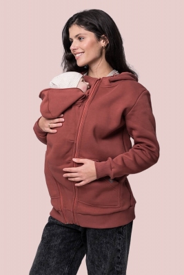 Худи для беременных со вставкой для ребенка Батат