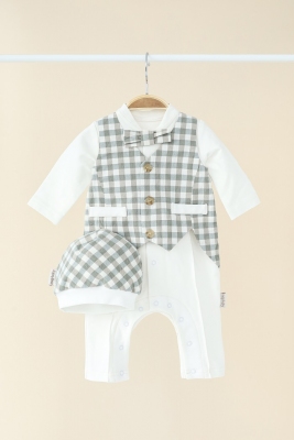 Чоловічок з шапочкою Brice Зелена клітинка MagBaby