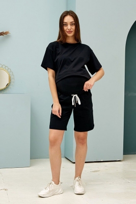 Трикотажные шорты для беременных Pekin Черный