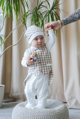 Чоловічок з шапочкою Brice Пісочна клітинка MagBaby