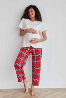 Пижама для беременных Красная