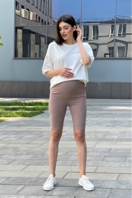Велосипедки для беременных 2222 1595 Бежевый Dianora