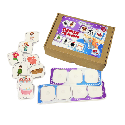 Фразовый конструктор «Первые предложения» 120 карточек LipoLand