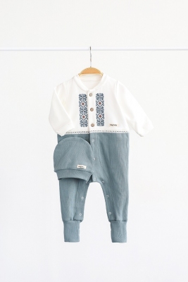 Чоловічок з шапочкою Michel Сизий MagBaby