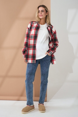 Джинси для вагітних Leyton Синій Yula Mama Джинси для вагітних Leyton Синій Yula Mama