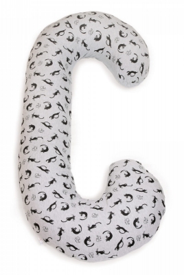 Подушка для вагітних Ceba Physio Duo джерсі сірий меланж 300 x 30 см 