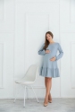 Сукня для вагітних і годуючих Budapest блакитний Lullababe