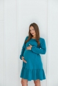 Платье для беременных и кормящих Budapest Морская волна