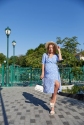 Платье для беременных и кормящих Salou Голубой Lullababe