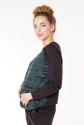 Джемпер для беременных, будущих мам Зеленый