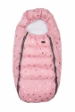 Конверт в коляску Twins Voyage Сердечка/рожевий