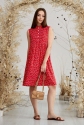 Літня сукня для вагітних у квітку Sofia Червоний Lullababe