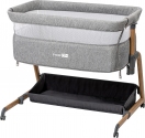Кроватка для ребенка приставная Bliss Серый FreeON